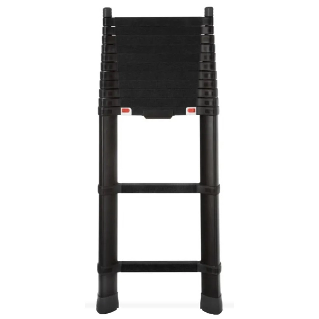 Vendita online Scala telescopica 13 gradini ultracompatta RESCUE LINE NERA